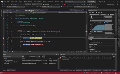 Create your first WPF app in Visual Studio 2019